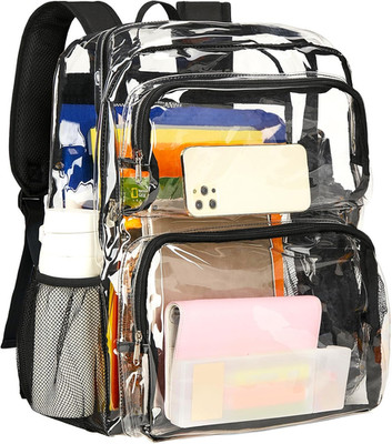 Vorspack Clear Backpack Heavy Duty, Extra Large Transparent Bookbag | See Throug