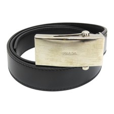 PRADA Black Leather Belt 2CM009 80/32