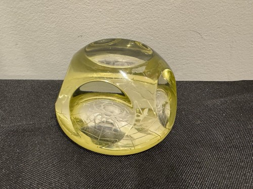 Webb Corbett Royal Doulton Uranium Vaseline Paperweight Spider - Picture 7 of 13