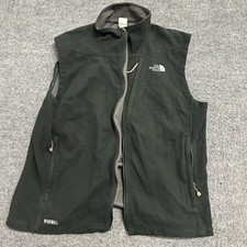 The North Face Vest Mens Size XL Black Windwall Fleece Full Zip Outdoor Gorpcore
