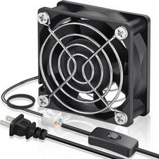 60Mm Ec Fan With Power Cord For Cooling Ventilation And Airflow Projects