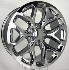 20 Chrome Snowflake Wheels Rims Set For 2000-2026 Gmc Sierra Yukon Denali 1500