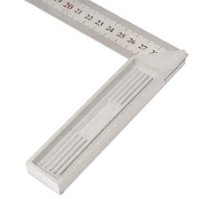 ?30cm Aluminum Alloy 90 Degree Straight Edge Ruler Straightedge Right Angle