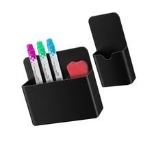 Magnetic Pen Holder for Refrigerator,2Pack Magnetic Dry Erase Marker Holder,M...