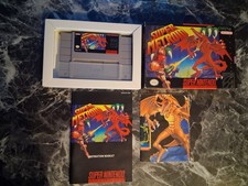 Super Metroid SNES Complete CIB W/ Protector Excellent Condition 