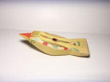 OLDER CARVED WOOD BIRD WHISTLE 5.25" MADE IN YUGOSLAVIA