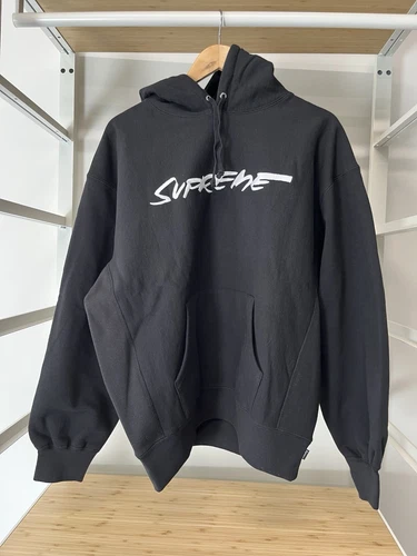 Supreme x Futura SS24 Black Hoodie. Size Large. Brand New w/ Tags