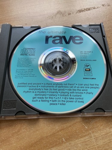 The Ultimate Rave CD Compilation 1992 Media Tested! Very Good Condition! - Picture 3 of 12