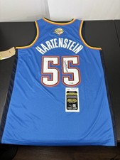 Isaiah Hartenstein Autographed OKC Thunder Finals Jersey Signed Invest Jsa Coa
