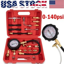 0-140psi Fuel Injection Pump Pressure Tester Injector Pump Pressure Gauge Kit Us