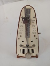 Wittner Taktell Piccolo Metronome Brown West Germany Mechanical Wind Up Vintage