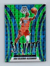 2024-25 Panini Mosaic #25 Shai Gilgeous-Alexander Elevate Mosaic Green