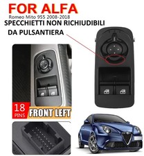 PULSANTIERA ALZACRISTALLI FINESTRINI VETRI LATO GUIDA per ALFA ROMEO MITO 955