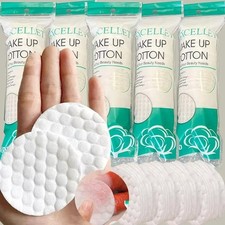 Make Up Cleaning Cotton Wool Pads Lint Free Round Cosmetic Pads Nail Removal UK