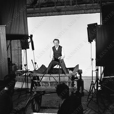 PETER CUSHING The Evil of Frankenstein Behind the Scenes Photo