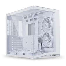 Lian Li O11DMIV2FW Mini Tower ATX Case White With Five Reverse Fans