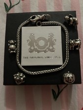 Trollbead Silver Bracelet with charms Sterling 925