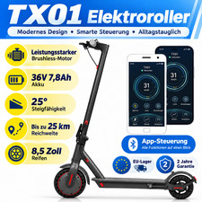 ✅ 2026 JUICEASE TX01 E-Scooter 36V 7,8Ah 25 km Reichweite 8,5 Zoll APP-Steuerung