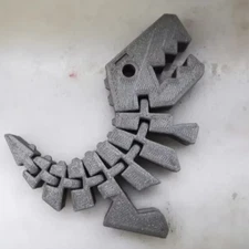 Craft Vortex Linked T-Rex Articulated Fidget (3D Printed Dino Desk Toy)