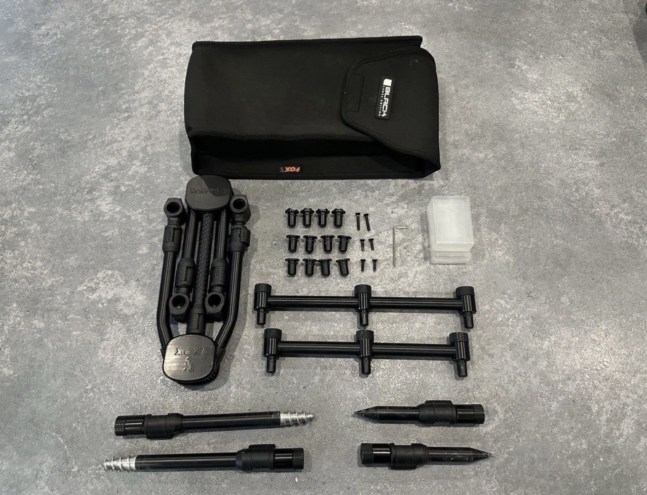 FOX BLACK LABEL QR 3 ROD POD COMPLETE