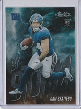 cam skattebo absolute by storm football rookie card