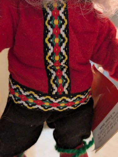 Vintage Arne Hasle Norwegian Askim Norge Nisse GNOME/ELF Doll With Original Tag - Picture 5 of 9
