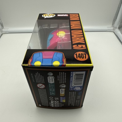 Funko Pop Marvel Infinity Saga Iron Man Mark 1, 3, 5 Blacklight 1405 1406 1407 - Photo 18/22