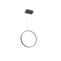 Pendellampe HäNgeleuchte Ring Led Wohnzimmerleuchte Esszimmerlampe Schwarz