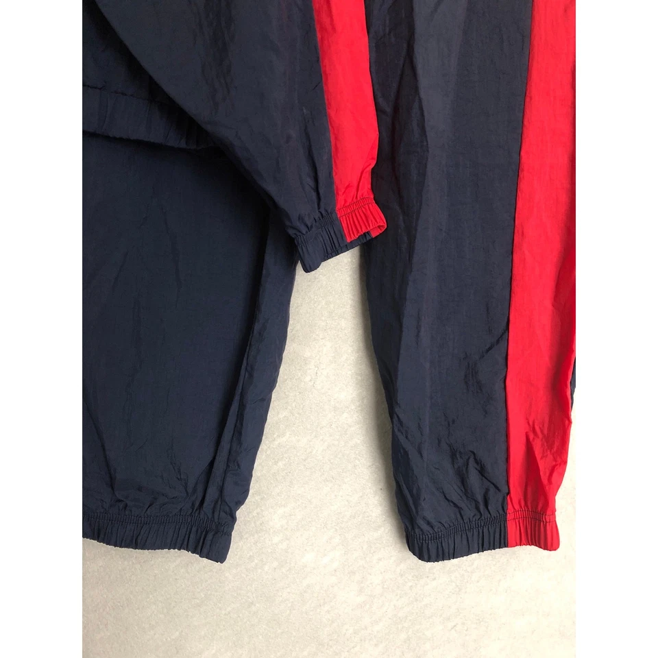 Traje de chándal Reebok para mujer grande tejido BV azul marino, rojo y blanco NUEVO Foto 4 de 4