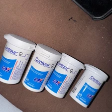 LOT OF 4 Contour  Strips 50 Ct EACH Exp1/2026 07/2026 US See Pic Regular Contor