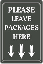 Delivery Signs For Packages Please Leave Packages Here Sign Package Delivery Box