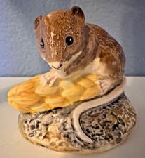 Rare Beswick Harvest Mouse Figurine Model 3397 England Wildlife Study Vintage