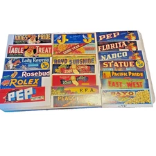 25 Vintage Fruit Crate Labels Colorful Grape Pear Unused Crate Label As Pictured