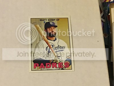 2016 Topps Heritage Matt Kemp #449 Shortprint