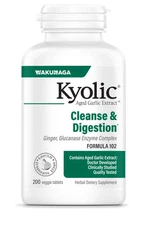 Kyolic Cleanse & Digestion Formula 102 Veg Caps 200 Count EXP 12/27