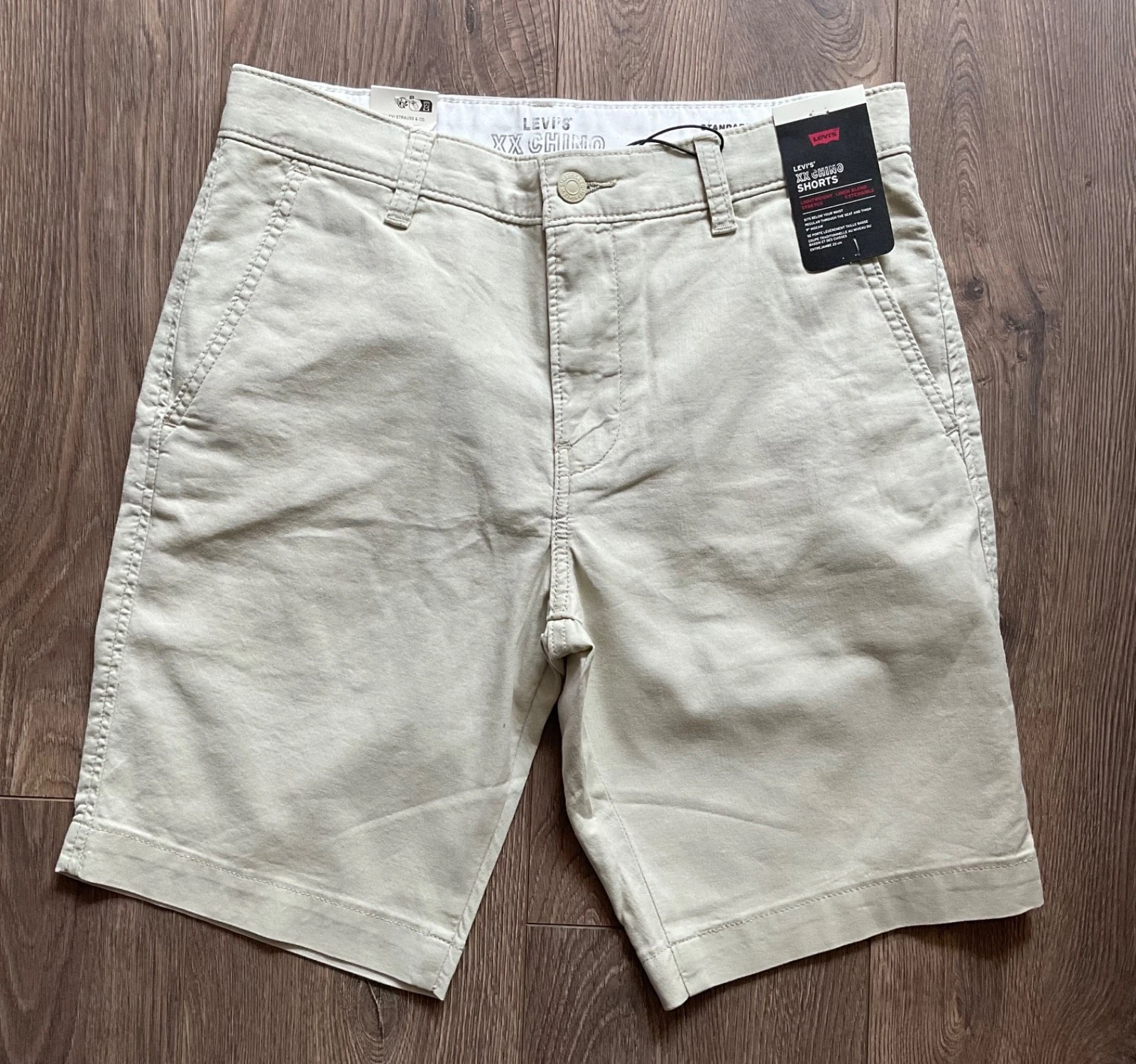 Levi's Men's Linen Blend Beige Chino Shorts W29