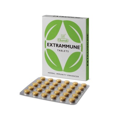 Charak Pharma | Extrammune Tablets To Boost Immunity - Pack  3| 30 Tablet | 100g