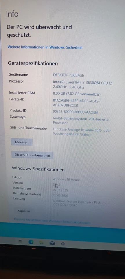 Acer Aspire V3-771g 17 Zoll - Core i7 - 1TB HDD - 8GB RAM Windows 10 Notebook - Bild 3 von 4