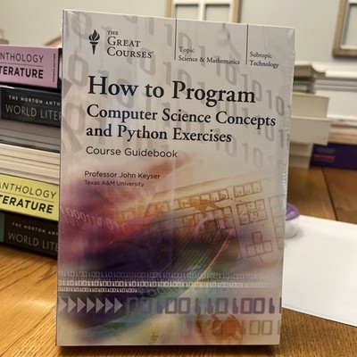 The Great Courses How to Program Computer Science Concepts DVDs, Guidebook