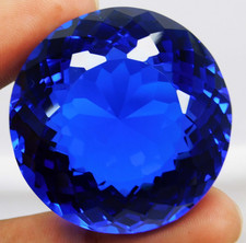 Certified 226.30 Ct Natural Blue Tanzanite Round Cut Loose Gemstone - Tanzania