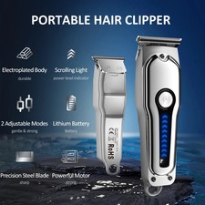 BRAUN Rasoio Elettrico Professionale Regola Barba e Capelli con 6 Pettini IT