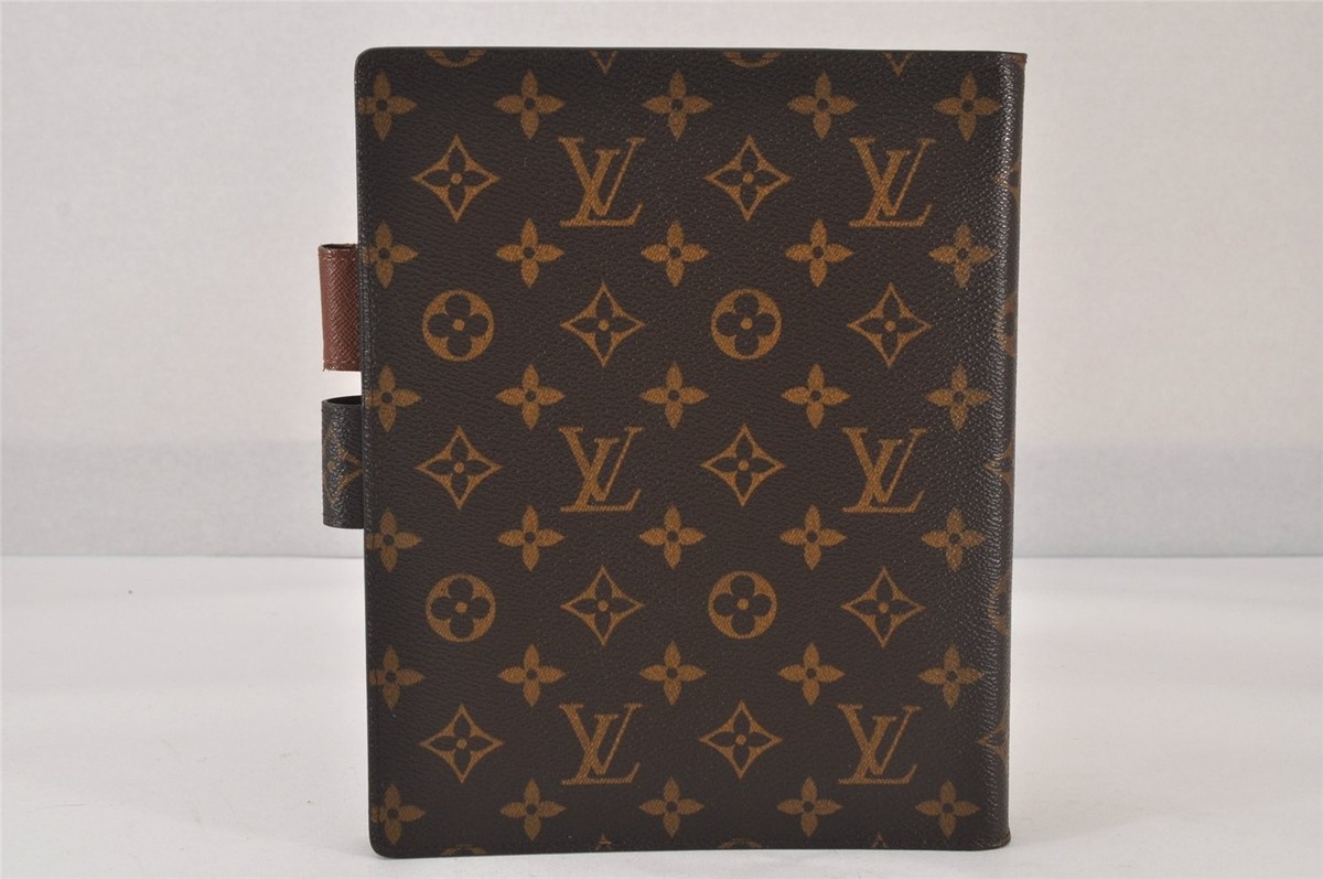 LOUIS VUITTON メモ帳 LOUIS VUITTON Monogram Agenda GM Day Planner Cover R20006 LV Auth
