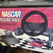 Vtg Thrustmaster Nascar Pro Racing Wheel Pc W Original Box