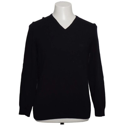 Hugo Boss, Pullover, Größe: L, Schwarz, Einfarbig, Feinstrick, Herren #nph