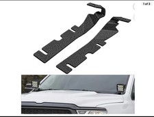 Nilight Ditch Light Brackets Hood Hinges Mount Brackets for Auxiliary Offroad