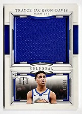 2023-24 Panini National Treasures Colossal Rookie Materials Trayce Jackson-Davis