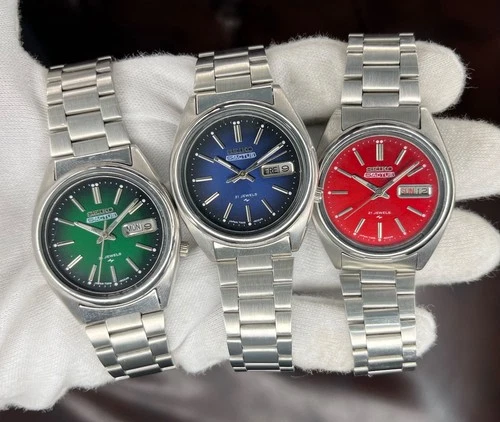 Vintage Seiko 5 Actus watches Lot Movement 7009 Automatic