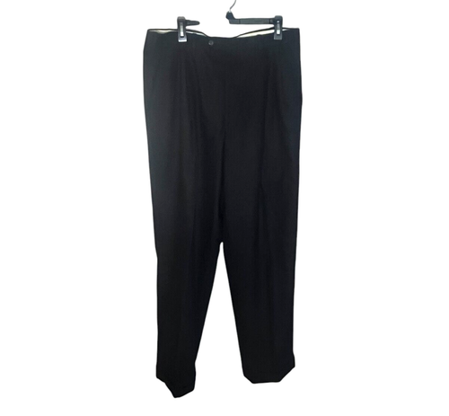 Nordstrum J.B. Britches Men's Black Pure Virgin Wool Pants USA 36x31