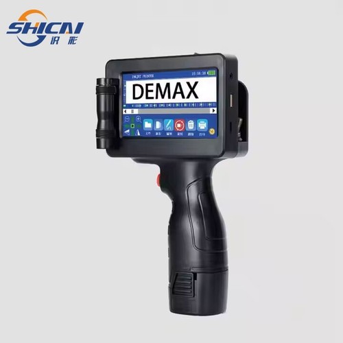 Handheld Inkjet Printer Touch Screen Dates Logo Laser Coder Label QR Bar Code - 第 1/6 張圖片
