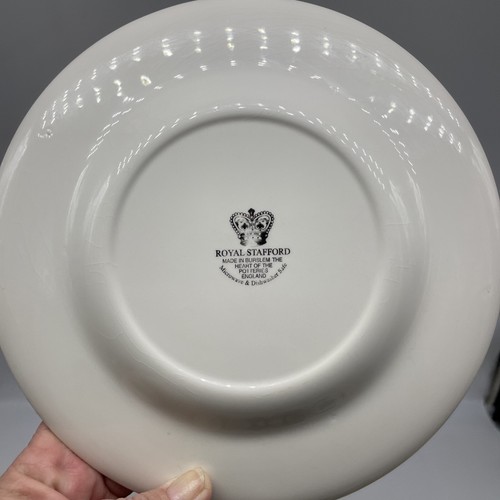 (6) Yellow Poppy By Royal Stafford Salad Dessert Plates Set Of Six England 8.5" - Picture 9 of 10